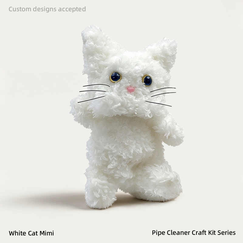 White Kitten twisty doll