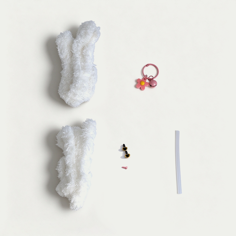 White Kitten twisty doll